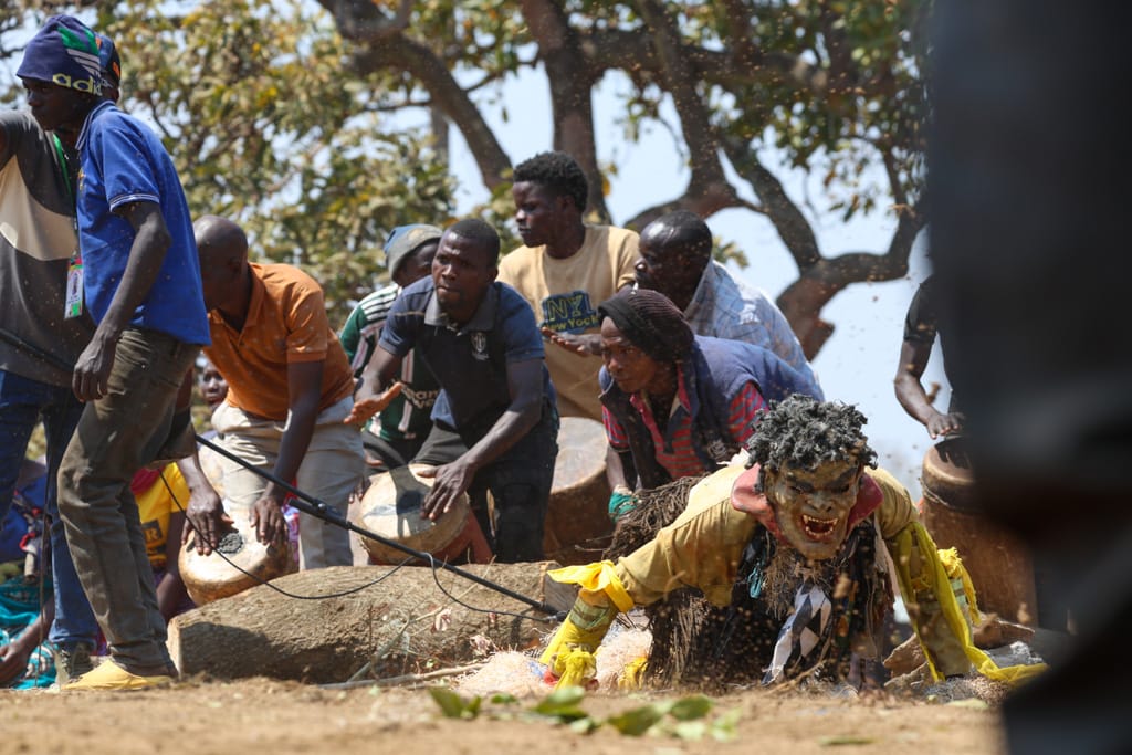 Nyau dancers