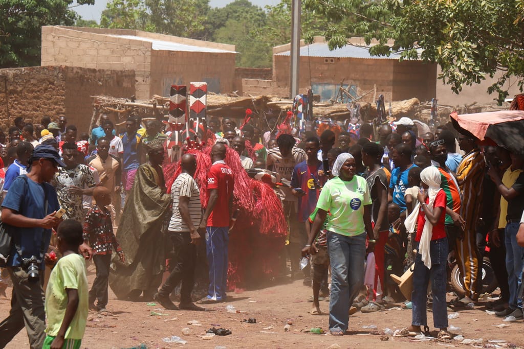 Big funeral ceremony Burkina Faso
