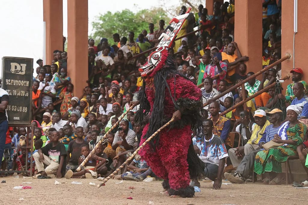 Festivals masks Burkina Faso