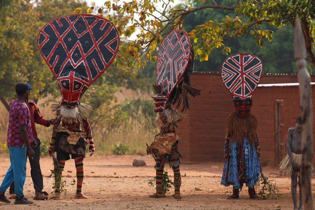 máscaras luvale de angola