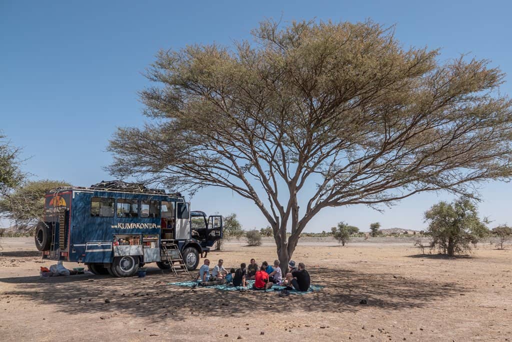 Overland trips in central Africa