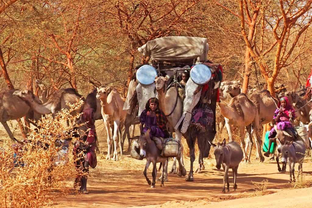 Arabs nomads in Chad